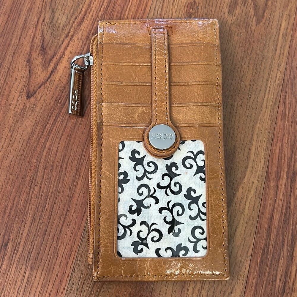HOBO Genuine leather yellow wristlet wallet